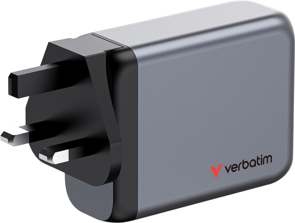 Verbatim 100W GaN charger with 4 ports (32202) Verbatim 100W GaN charger with 4 ports (32202)