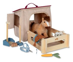 Small Foot Playset horse with stable and accessories in bag (12731) Small Foot Playset horse with stable and accessories in bag (12731)