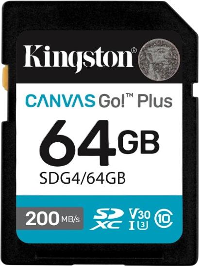 Kingston Canvas Go! Plus Gen4 SDXC 64GB (SDG4/64GB) Kingston Canvas Go! Plus Gen4 SDXC 64GB (SDG4/64GB)