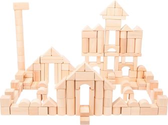 Small Foot Natural Wood Building Block 200-Pack in Bag (11397) Small Foot Natural Wood Building Block 200-Pack in Bag (11397)