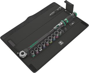 Wera Torque wrench set 11-piece 40-200 Nm (05075681001) Wera Torque wrench set 11-piece 40-200 Nm (05075681001)