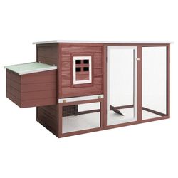 vidaXL Chicken coop with 1 laying nest wood (170847) vidaXL Chicken coop with 1 laying nest wood (170847)