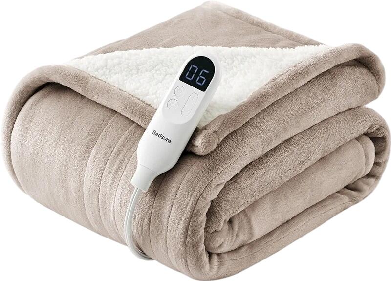 Bedsure GentleSoft Solid Electric Blanket 130 x 180 cm Bedsure GentleSoft Solid Electric Blanket 130 x 180 cm