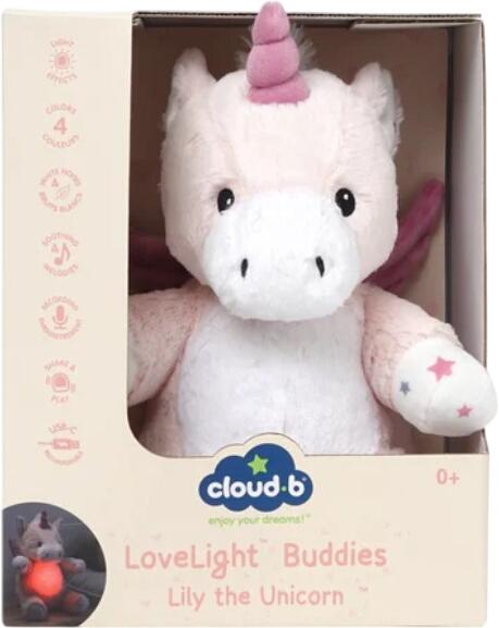 CloudB LoveLight Buddies Lily the Unicorn CloudB LoveLight Buddies Lily the Unicorn