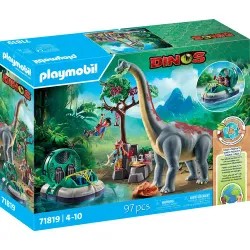 Playmobil Dinos - Brachiosaurus Encounter with Air Cushion Boat (71819) Playmobil Dinos - Brachiosaurus Encounter with Air Cushion Boat (71819)