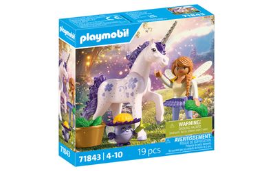 Playmobil Magic Unicorns - Collectible Unicorn Lucky Lavender with Fairy (71843) Playmobil Magic Unicorns - Collectible Unicorn Lucky Lavender with Fairy (71843)