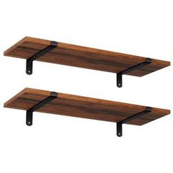 Songmics Vintage floating shelf set of 2 (LWS04) Songmics Vintage floating shelf set of 2 (LWS04)