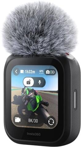 Insta360 GPS preview remote control with integrated microphone Insta360 GPS preview remote control with integrated microphone