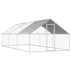 vidaXL Outdoor chicken coop galvanized steel 2.75 x 6 x 1.92 m (170790) vidaXL Outdoor chicken coop galvanized steel 2.75 x 6 x 1.92 m (170790)