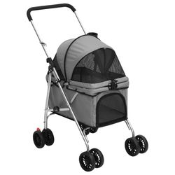 vidaXL Dog stroller foldable Oxford fabric 76 x 50 x 100 cm (172201) vidaXL Dog stroller foldable Oxford fabric 76 x 50 x 100 cm (172201)