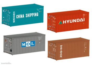 Märklin Container set 20ft. (76553) Märklin Container set 20ft. (76553)