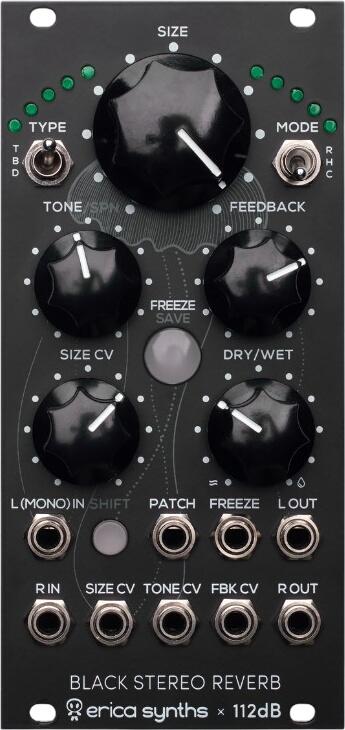 Erica Synths Black Stereo Reverb Erica Synths Black Stereo Reverb