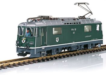 LGB Electric locomotive No. 611 (Series Ge 4/4 II), RhB, Era VI (28447) LGB Electric locomotive No. 611 (Series Ge 4/4 II), RhB, Era VI (28447)