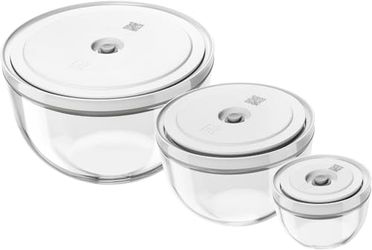 Zwilling Fresh & Save Bowls bowl set S/M/L 3-piece glass Zwilling Fresh & Save Bowls bowl set S/M/L 3-piece glass