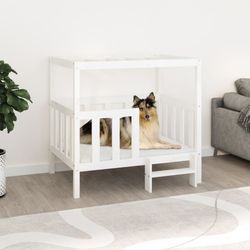 vidaXL Dog bed solid wood pine 105.5 x 83.5 x 100 cm (822388) vidaXL Dog bed solid wood pine 105.5 x 83.5 x 100 cm (822388)