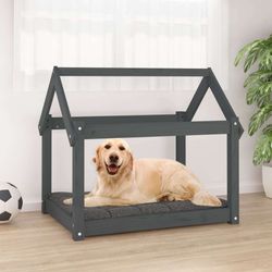 vidaXL Dog bed solid wood pine 81 x 60 x 70 cm (822209) vidaXL Dog bed solid wood pine 81 x 60 x 70 cm (822209)
