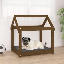 vidaXL Dog bed solid wood pine 71 x 55 x 70 cm (822205) vidaXL Dog bed solid wood pine 71 x 55 x 70 cm (822205)