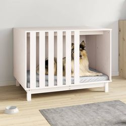 vidaXL Doghouse Solid Wood Pine 100 x 70 x 72 cm (822492) vidaXL Doghouse Solid Wood Pine 100 x 70 x 72 cm (822492)