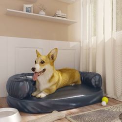 vidaXL Dog bed ergonomic foam leatherette 75 x 53 cm (171314) vidaXL Dog bed ergonomic foam leatherette 75 x 53 cm (171314)