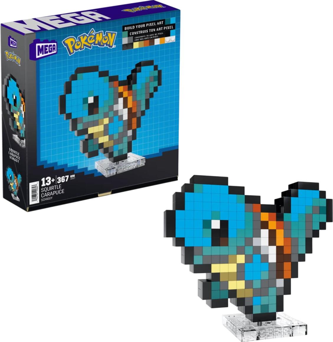 Mattel Mega Pokémon Squirtle Pixel Art (HTH77) Mattel Mega Pokémon Squirtle Pixel Art (HTH77)