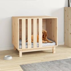 vidaXL Doghouse Solid Pine Wood 70 x 50 x 62 cm (822481) vidaXL Doghouse Solid Pine Wood 70 x 50 x 62 cm (822481)