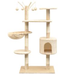vidaXL Cat scratching post 125 cm (170482) vidaXL Cat scratching post 125 cm (170482)
