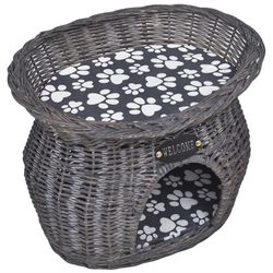 vidaXL Cozy cave for cat with cushion willow (170222) vidaXL Cozy cave for cat with cushion willow (170222)