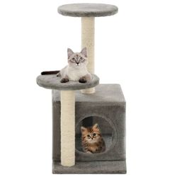 vidaXL Cat tree with sisal scratching post 60 cm (170517) vidaXL Cat tree with sisal scratching post 60 cm (170517)
