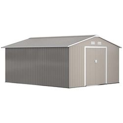 Outsunny Garden shed with sliding doors 12.4 m² Outsunny Garden shed with sliding doors 12.4 m²