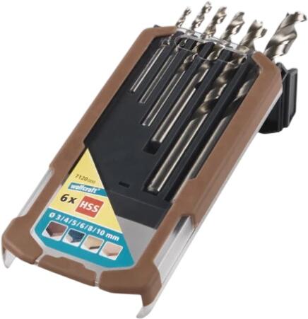 Wolfcraft Wood Spiral Drill Bit Set HSS (7120000) Wolfcraft Wood Spiral Drill Bit Set HSS (7120000)