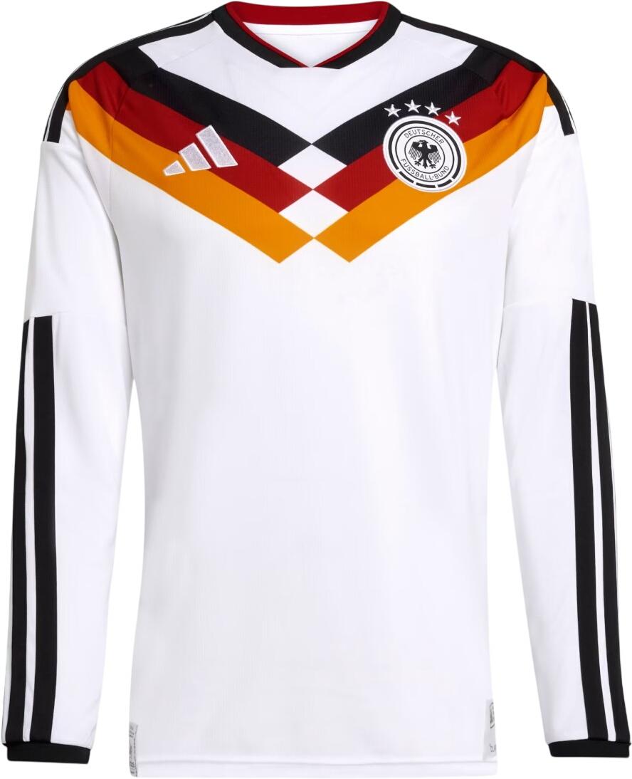 Adidas Deutschland 26 Home Long Sleeve Jersey Men Adidas Deutschland 26 Home Long Sleeve Jersey Men