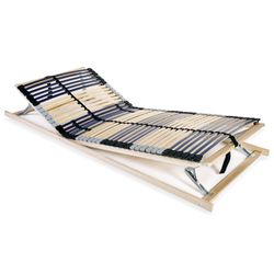 vidaXL Slatted frame with 42 slats 7 zones 90 x 200 cm (246475) vidaXL Slatted frame with 42 slats 7 zones 90 x 200 cm (246475)