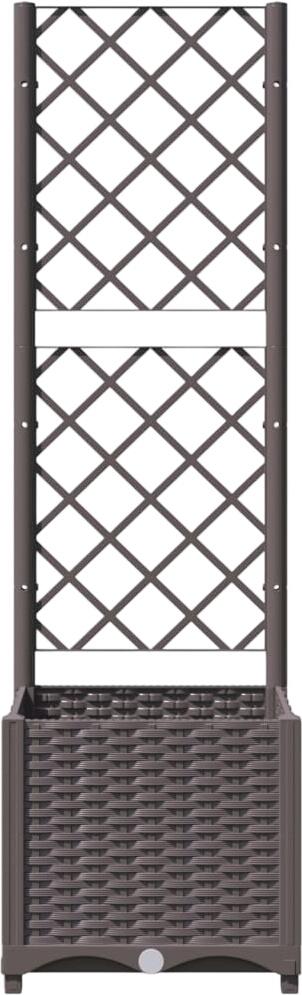 vidaXL Planter with Trellis 40 x 40 x 136 cm (318259) vidaXL Planter with Trellis 40 x 40 x 136 cm (318259)