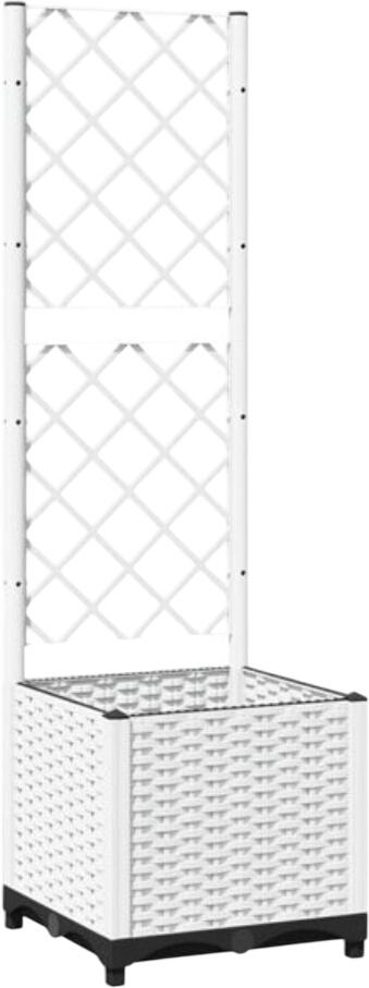 vidaXL Planter with Trellis 40 x 40 x 136 cm (153280) vidaXL Planter with Trellis 40 x 40 x 136 cm (153280)