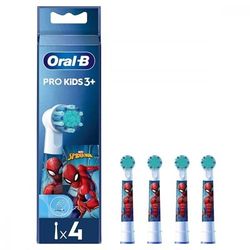 Oral-B Pro Kids Spiderman Replacement Brush Heads 4 pcs Oral-B Pro Kids Spiderman Replacement Brush Heads 4 pcs