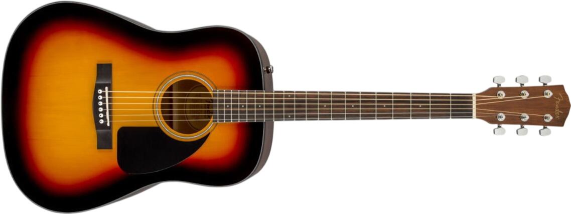 Fender CD-60 Dreadnought V3 DS Sunburst incl. Case Fender CD-60 Dreadnought V3 DS Sunburst incl. Case