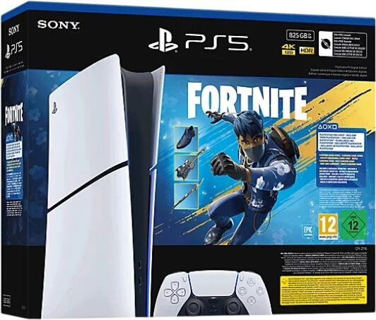 Sony PlayStation 5 (PS5) Slim Digital Edition - Fortnite Blooming Chaos Bundle Sony PlayStation 5 (PS5) Slim Digital Edition - Fortnite Blooming Chaos Bundle