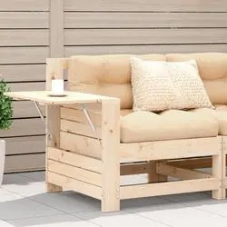 vidaXL Garden sofa with armrest and cushion (844913) vidaXL Garden sofa with armrest and cushion (844913)