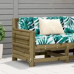 vidaXL Garden sofa with armrest (844887) vidaXL Garden sofa with armrest (844887)