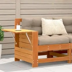 vidaXL Garden sofa with armrest and cushion (844916) vidaXL Garden sofa with armrest and cushion (844916)