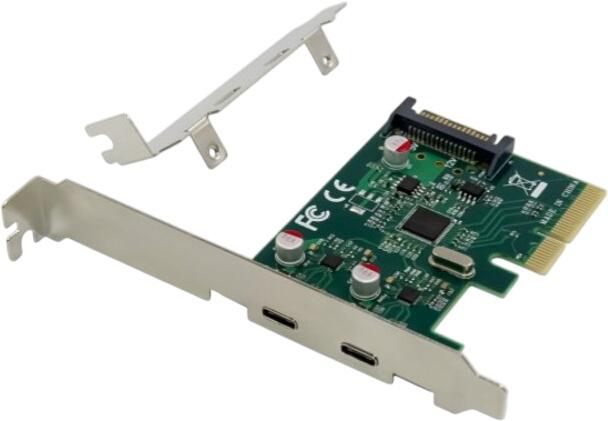 Conceptronic 2-Port USB 3.2 Gen 2 Type-C PCIe Card (EMRICK13G) Conceptronic 2-Port USB 3.2 Gen 2 Type-C PCIe Card (EMRICK13G)