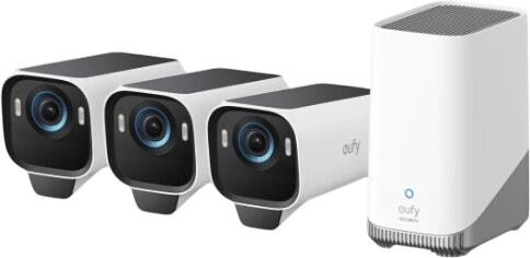 Eufy eufyCam S3 Pro 3-Camera Set (T88933W1) Eufy eufyCam S3 Pro 3-Camera Set (T88933W1)