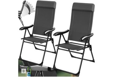 tectake Camping Chair Müritz 2 Piece Set tectake Camping Chair Müritz 2 Piece Set