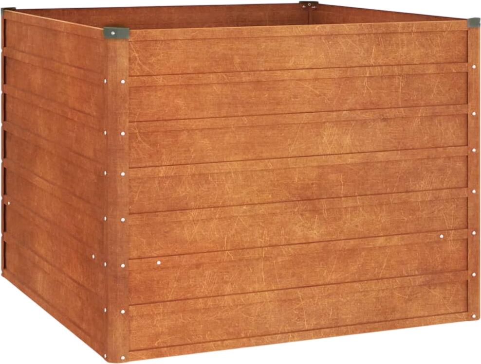 vidaXL Raised Bed Rusty 100 x 100 x 77 cm (151948) vidaXL Raised Bed Rusty 100 x 100 x 77 cm (151948)