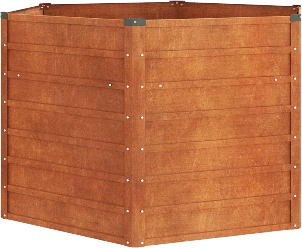 vidaXL Raised Bed Rusty 129 x 129 x 77 cm (151947) vidaXL Raised Bed Rusty 129 x 129 x 77 cm (151947)