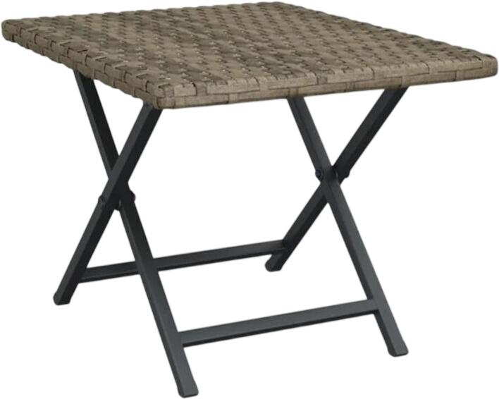 vidaXL Folding Table Poly Rattan 45 x 35 x 32 cm (362252) vidaXL Folding Table Poly Rattan 45 x 35 x 32 cm (362252)