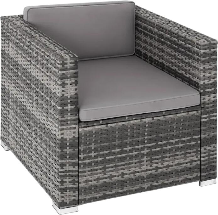 tectake Rattan Armchair Lignano (404789) tectake Rattan Armchair Lignano (404789)