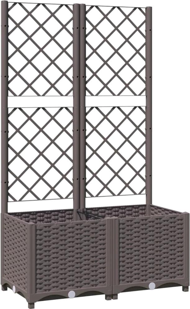 vidaXL Plant pot with trellis (318261) vidaXL Plant pot with trellis (318261)
