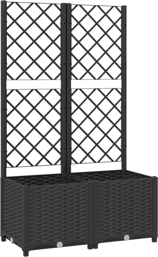 vidaXL Garden planter with trellis (318271) vidaXL Garden planter with trellis (318271)