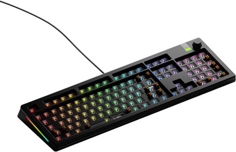 Glorious Gaming GMMK 3 Pro Barebone 100% black ANSI (GLO-KB-GMMK3-PRO-100-BB-W-BLK-US) Glorious Gaming GMMK 3 Pro Barebone 100% black ANSI (GLO-KB-GMMK3-PRO-100-BB-W-BLK-US)